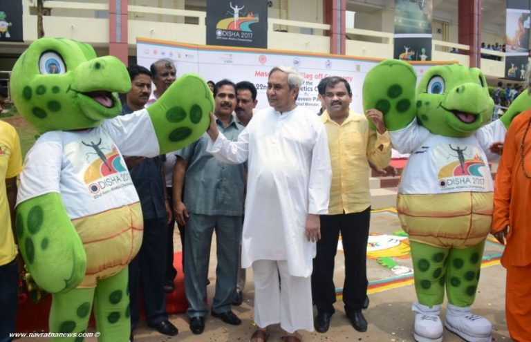 CM flags off mascot rally for Asian Athletics Championships