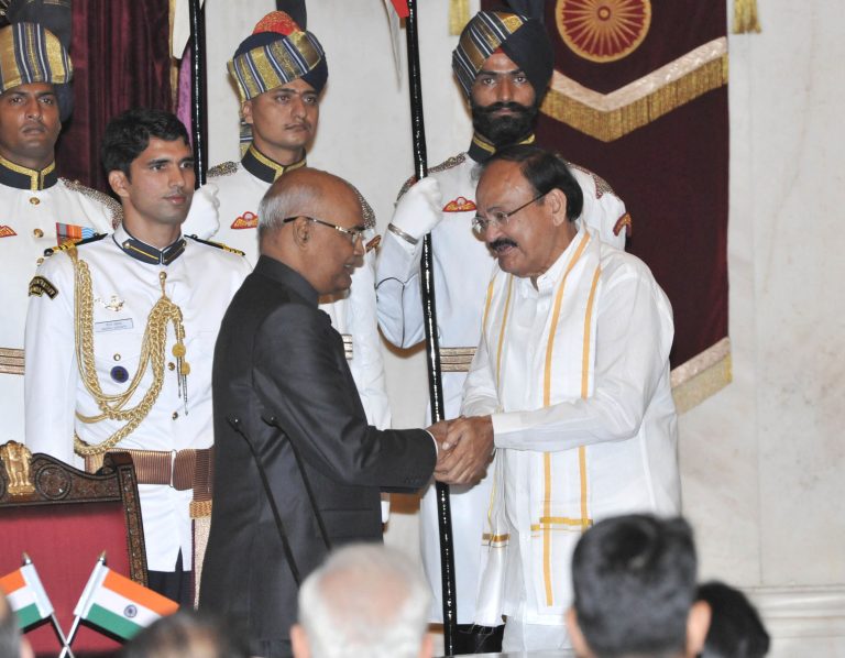 Venkaiah Naidu takes oath as India’s 13th Vice President