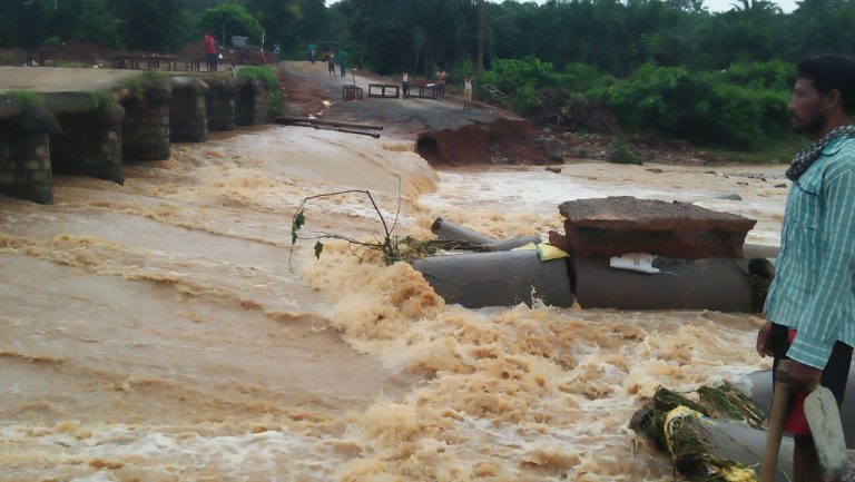 Rain fury: Bridge washed away in Rayagada disrupting road link with AP