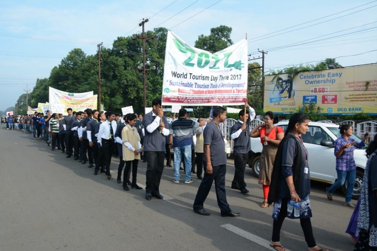 Students take part in ‘Tourism Walk’ in state capital