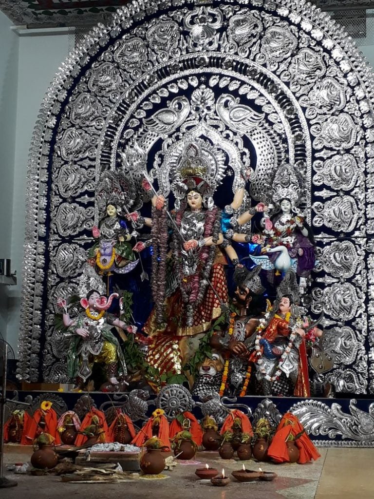 Revellers flock to Durga Puja mandaps on Mahasaptami