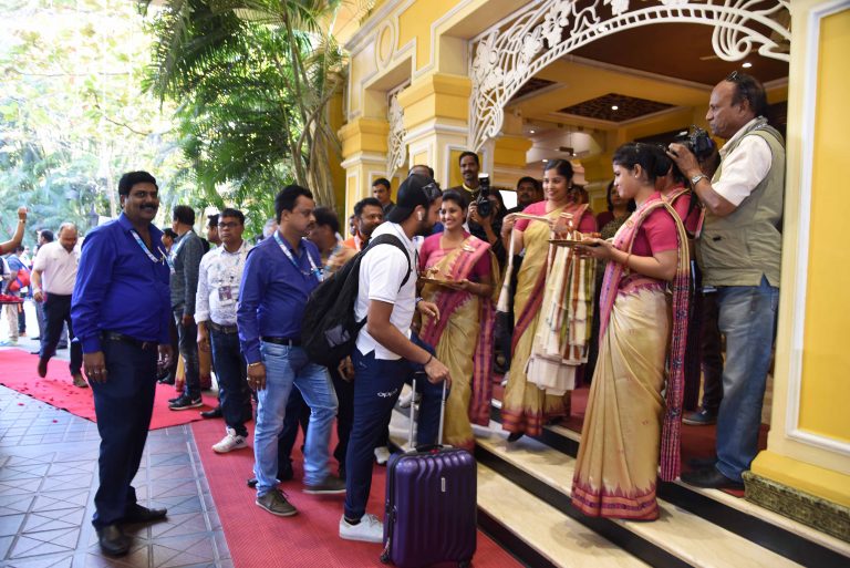 indian cricket team at Mayfair Bhubneswar Barabati T20