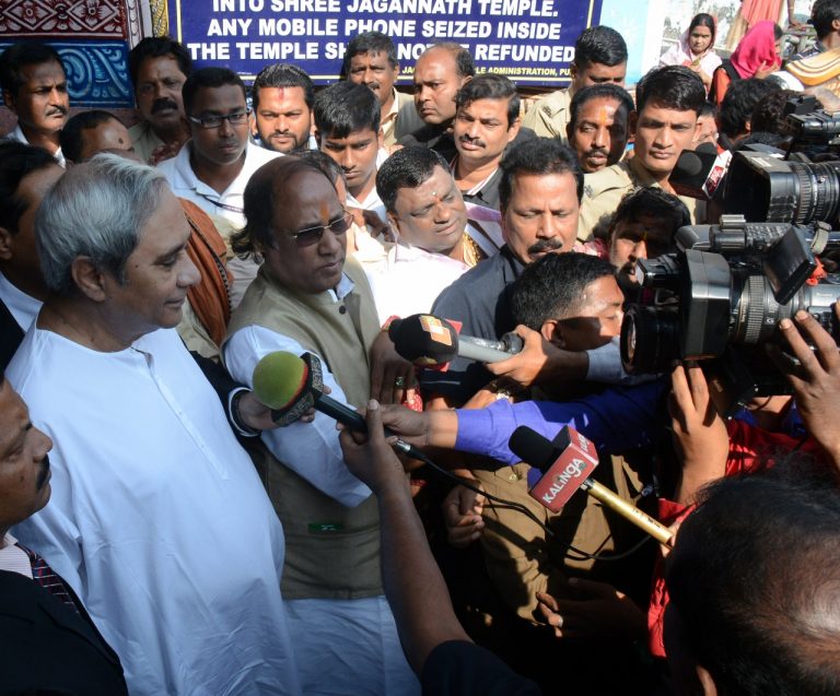 Naveen Patnaik at Puri Jagannath temple bjd 20 years