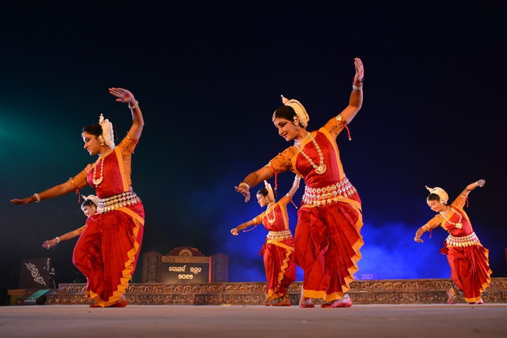 Dance drama in Odissi Ripu Parinama being staged at Konark Festival at Konark on Tuesday. Photograph: Odishabytes