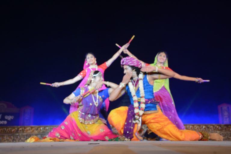 Dancers Perform at Konark Dance Festival at Konark