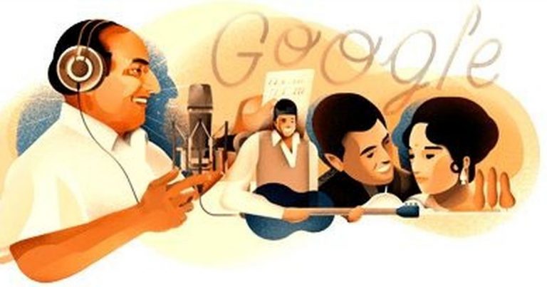 Google Celebrates Md Rafi’s Birth Anniversary With Doodle