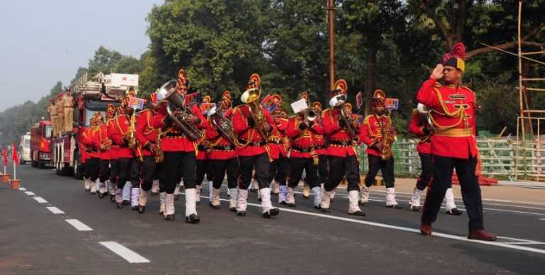 Republic day rehearsal Bhubaneswar Odisha