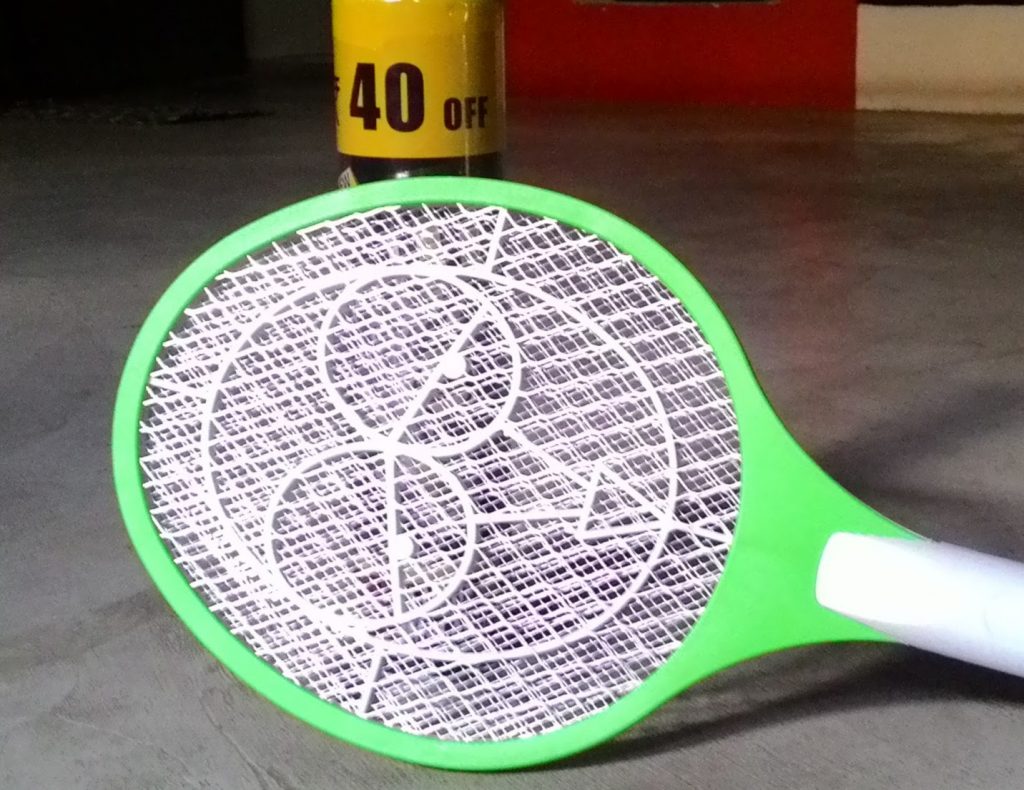 Mosquito racket bat kill