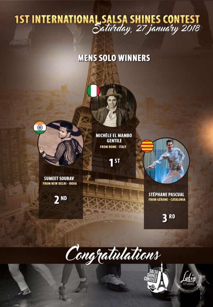 Sumeet Sourav International salsa contest