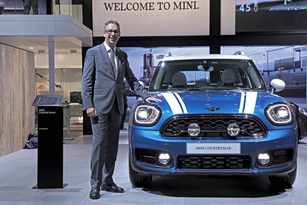 Mr. Vikram Pawah with the all-new MINI Countryman auto expo 2018