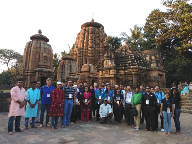 Participants of Special Ekamra Walks In Old Town Circuit in Bhubaneswar on Saturday. Photograph: Odishabytes