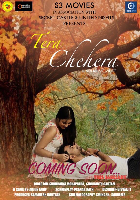 A poster of music video ‘Tera Chehra'