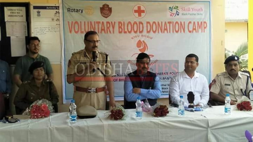 CP & Indian Red Cross society arrange special blood donation camp drive