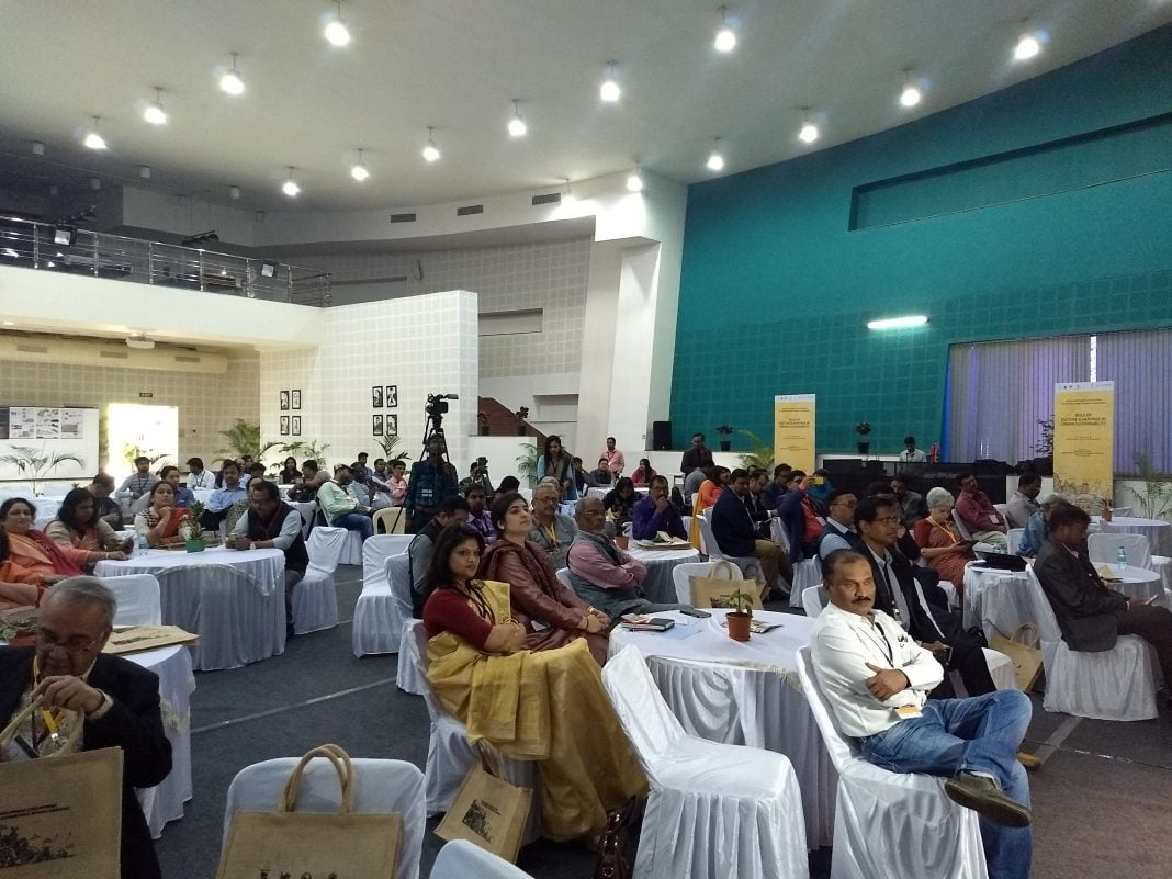Participants at the 5th International Biennial Conference of Indian Heritage Network in Bhubaneswar on Friday. 