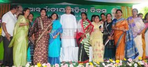 INTERNATIONAL WOMEN'S DAY AT B.J.D PARTY OFFICE Naveen Patnaik