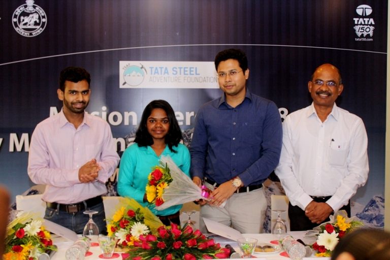 mount everest odisha tribal girl Tata Steel