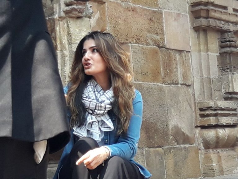 Raveena Tandon at Lingaraj Temple, FIR lodged