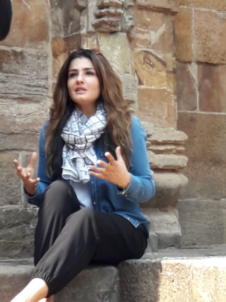 Raveena Tandon at Lingaraj Temple, FIR lodged