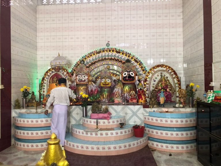 Odias at Jagannath temple in Yangon, Myanmar