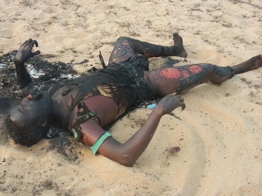 half burnt body kuakhai bridge bhubaneswar 