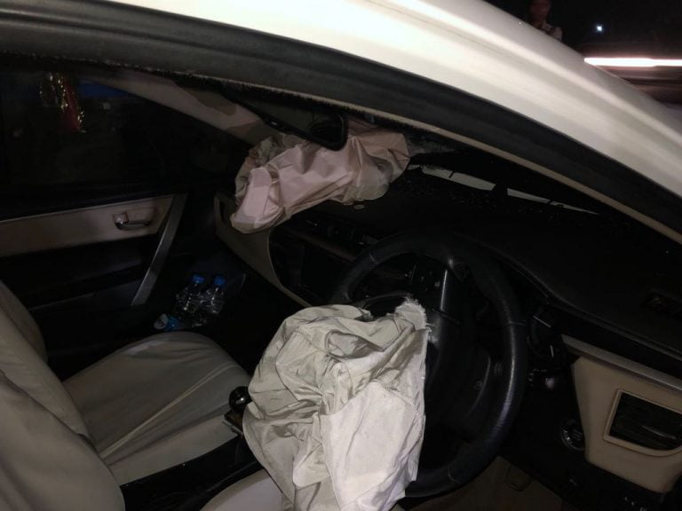 nalco cmd t k chand car accident puri bhubaneswar road