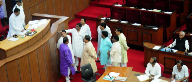 Odisha Assembly Adjourned Twice Over Law And Order