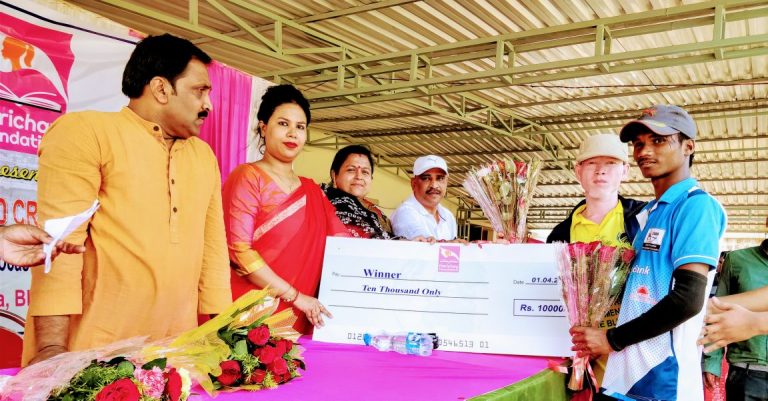 Impressive Show By Visually-Impaired Players In Cricket Match