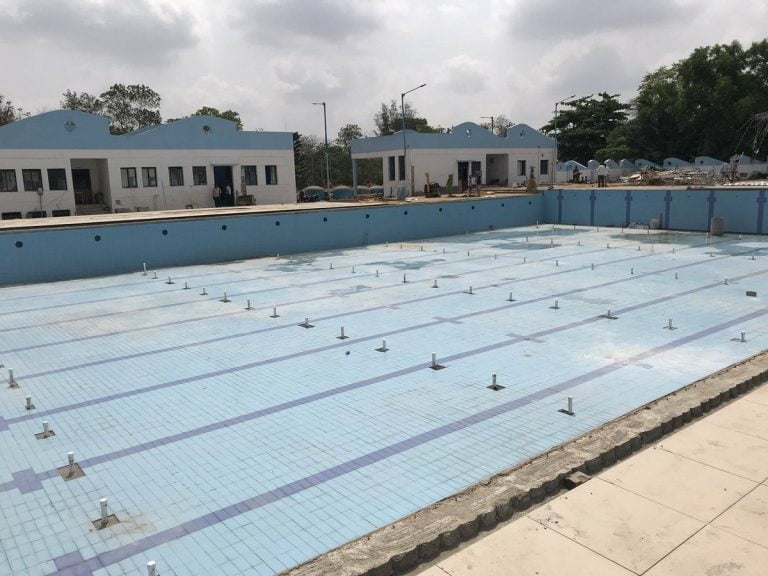 kalinga stadium swimming pool bhubaneswar renovated