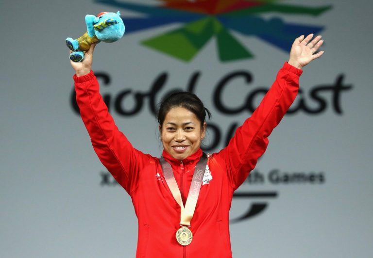 CWG 2018: Sanjita Chanu bags Gold, Deepak Lather Bronze In Weightlifting