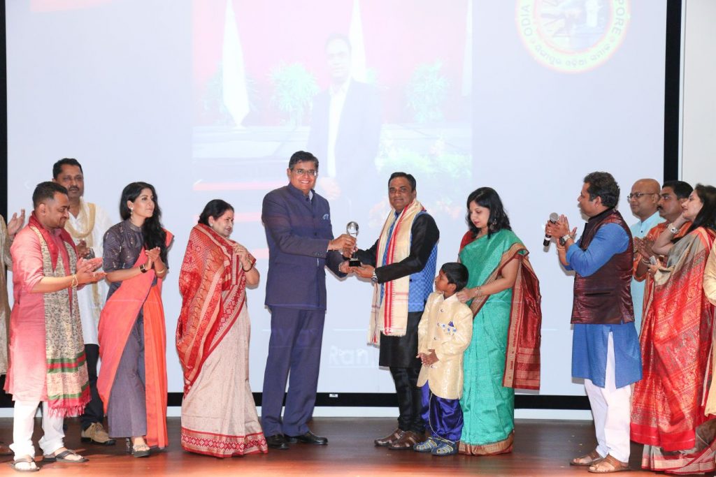 Baijayant Panda at Utkal Dibasa celebration by odia society singapore