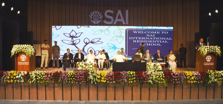 naveen patnaik at sai international residential school inauguration odisha
