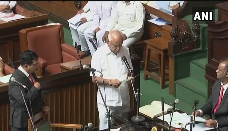 Yeddyurappa Resigns Minutes Before Floor Test