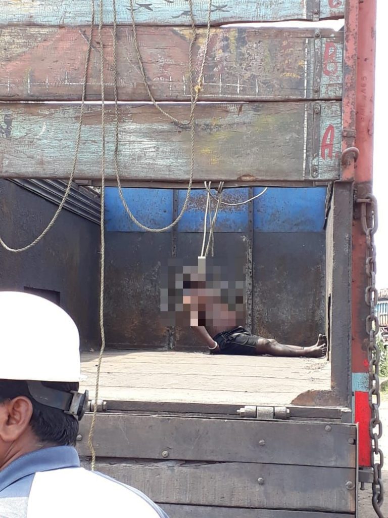 body of truck driver iocl paradip