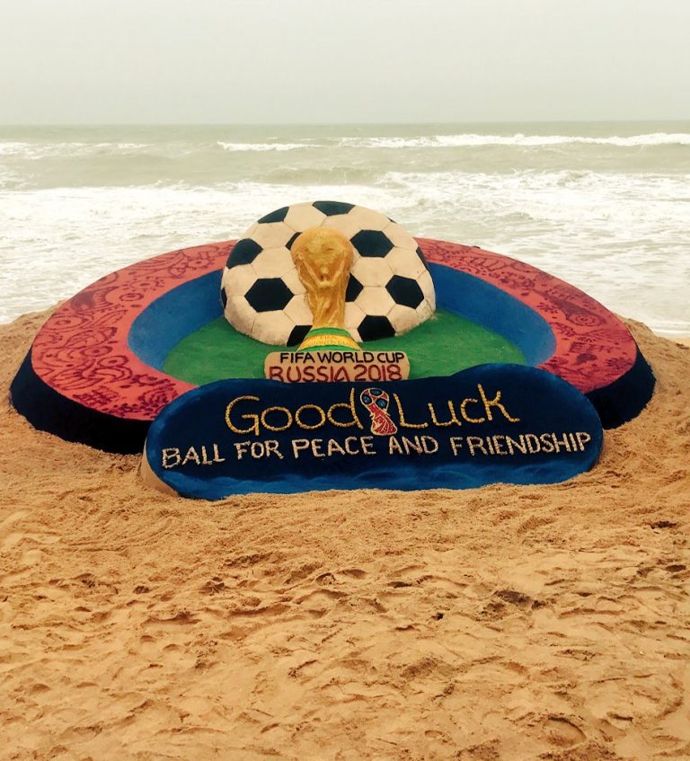 Bhaichung Bhutia Praises Sudarsan’s Sand Art Wish For FIFA World Cup Teams!