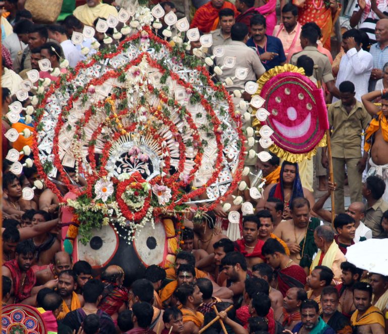 Deities Adorn Adapa Mandap Of Gundicha Temple In Puri