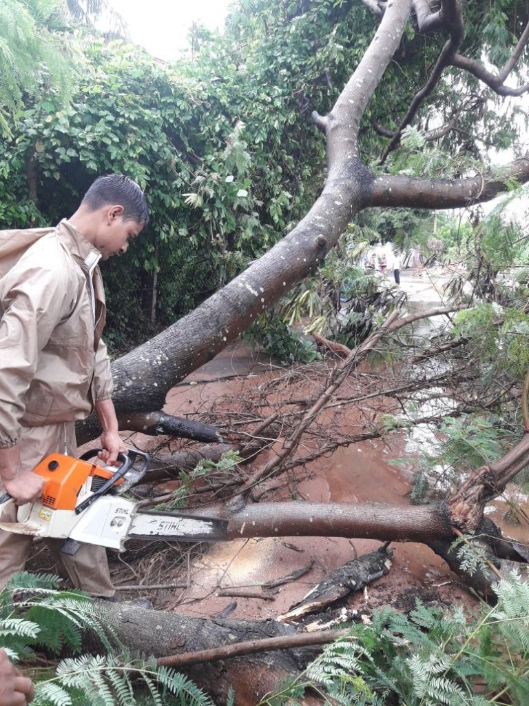 Waterlogging In Bhubaneswar: Fire Personnel Carry Out Massive Dewatering Ops