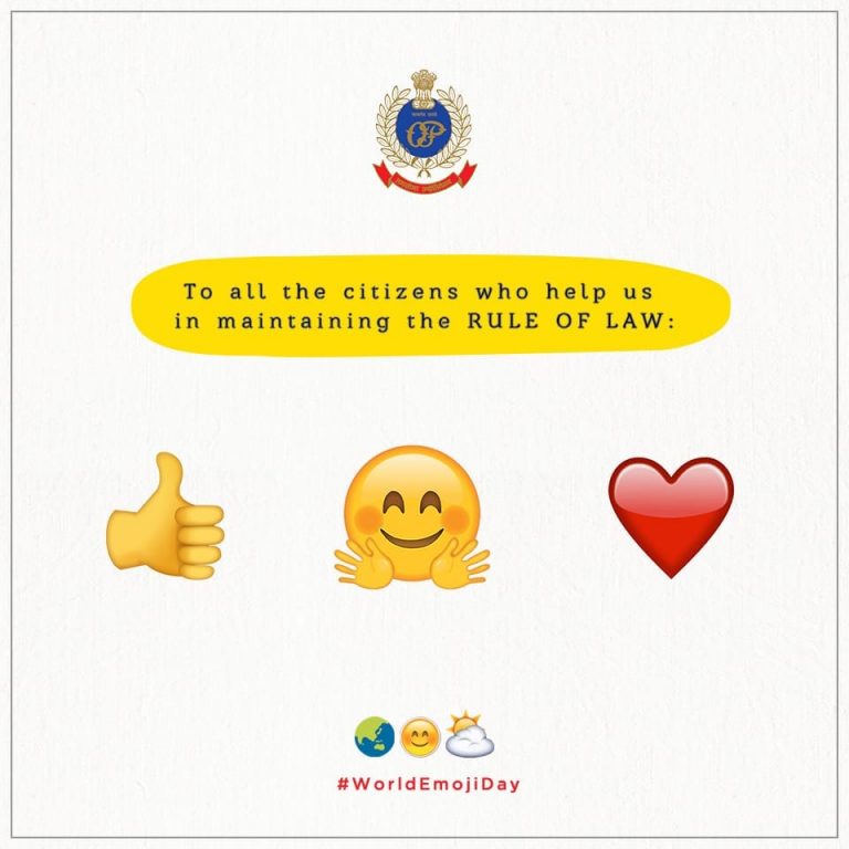 Savvy Odisha Police Says ‘Thank You’ With Emojis
