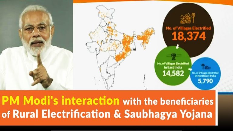 Watch PM Modi Interact With Rayagada Villagers On Rural Electrification