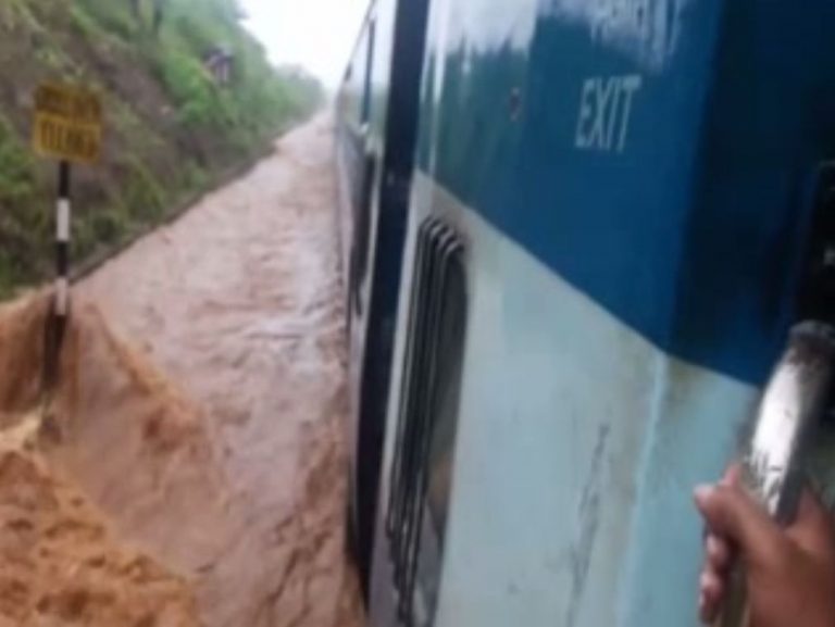 Train Services Affected Due To Heavy Rain & Flooding