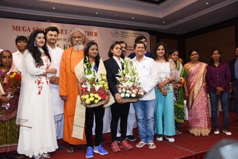 Odisha Girls Felicitated Before The Asian Games