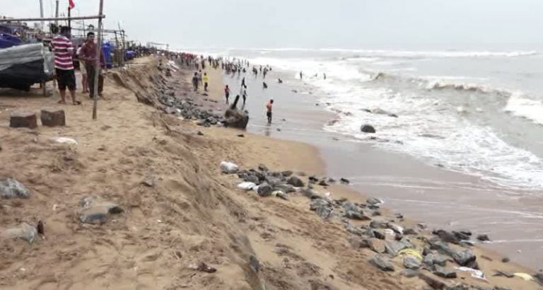 Coastline Erosion Near Puri’s Swargadwar Triggers Panic