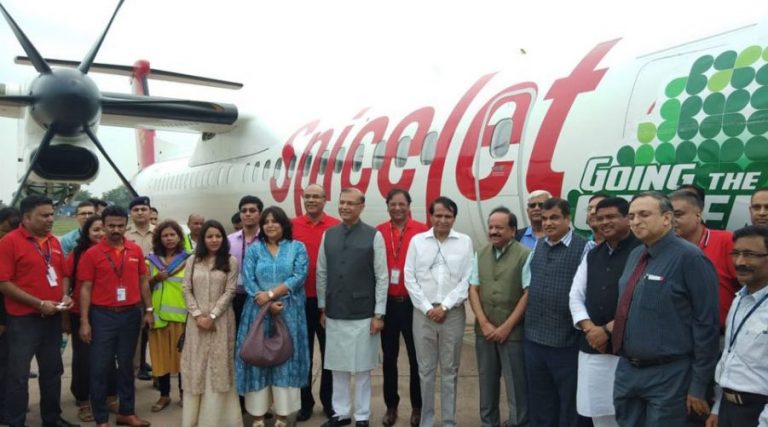 SpiceJet Tests Flight Running On Biofuel Blend
