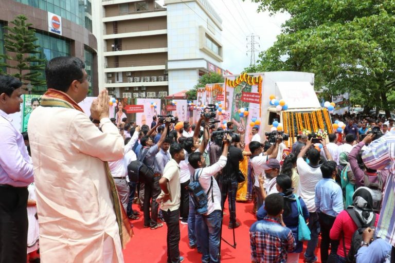 Dharmendra Pradhan Flags Off Mobile LED For Creating Awareness On PMUY