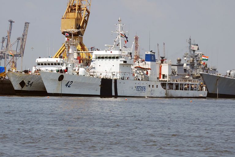 Indian Coast Guard Ship ‘Vijaya’ Reaches Paradip