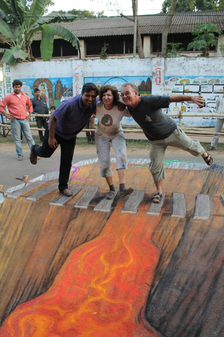 Foreign 3D Street Artists To Give Temple City Its Artistic STAMP