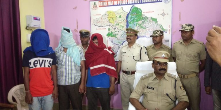 Sonepur Police Arrest 4 Looters, Recover Stolen Items Worth Rs 2 Lakh