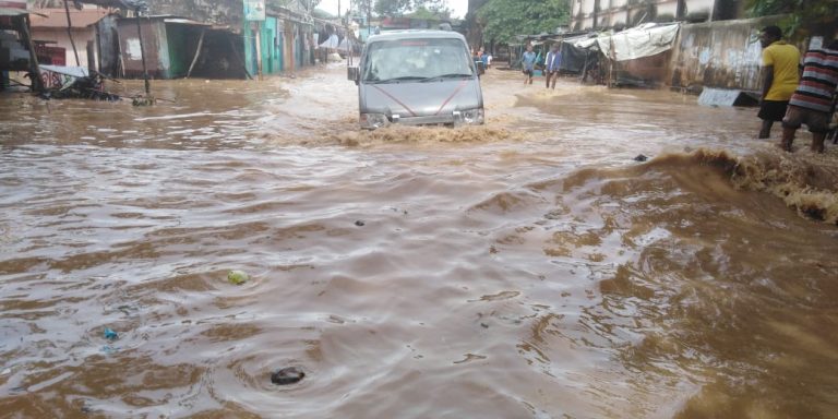 Flooding In Ganjam’s Purushottampur Following Cyclone-Triggered Incessant Rain