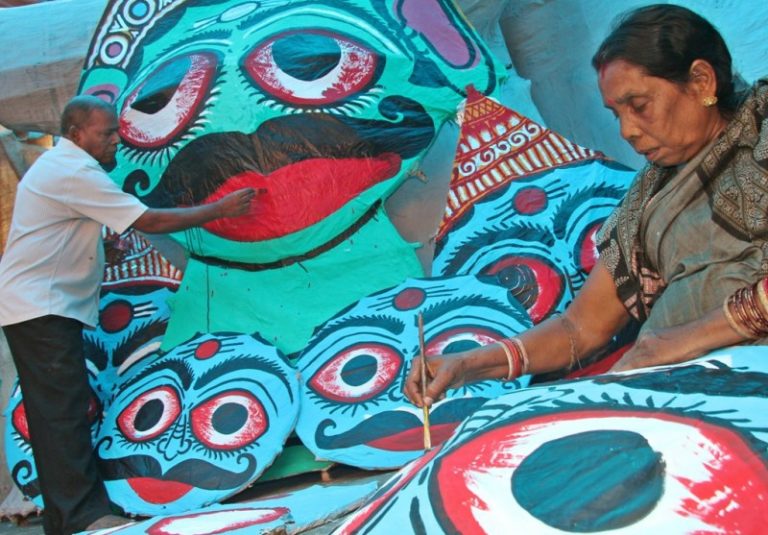 Ravana Makes The Celebration Grand For This Family Of Artists In Odisha Capital