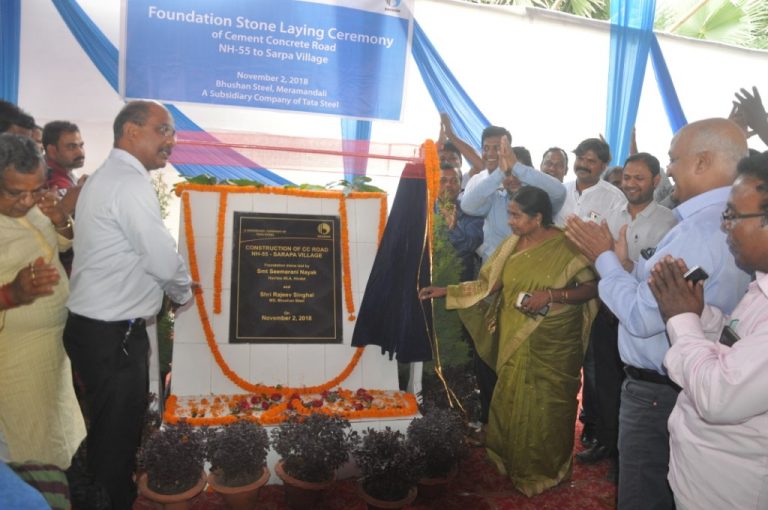 Bhushan Steel To Construct Concrete Road For Periphery Villages Near Plant