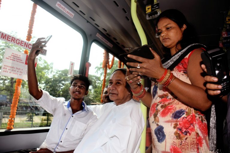 Odisha CM Boards ‘Mo Bus’ For State Assembly